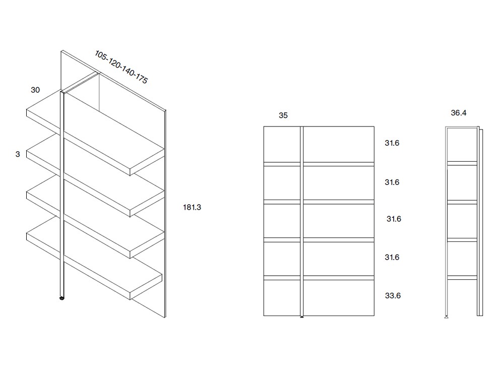 Estantería Koob de Mobenia - 3
