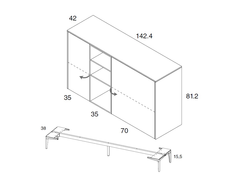 Recibidor Med 50 de Mobenia - 3