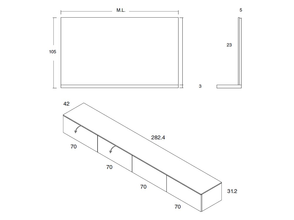 Mueble de TV Bas_02 de Mobenia - 6
