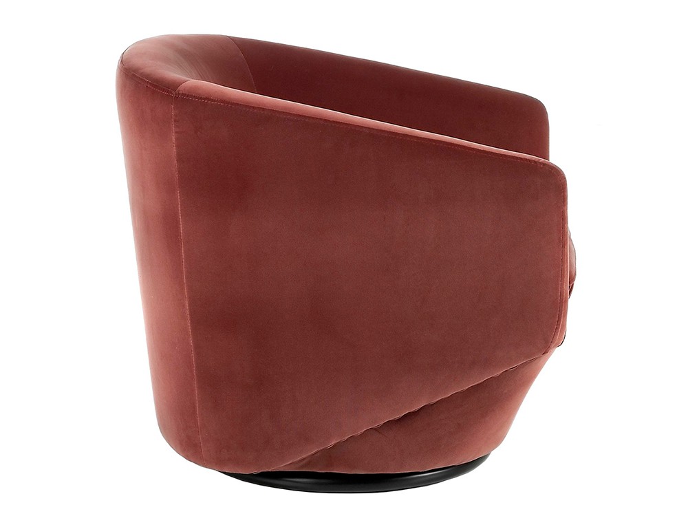 Sillón giratorio tapizado en terciopelo 5041 Ángel Cerdá - 3
