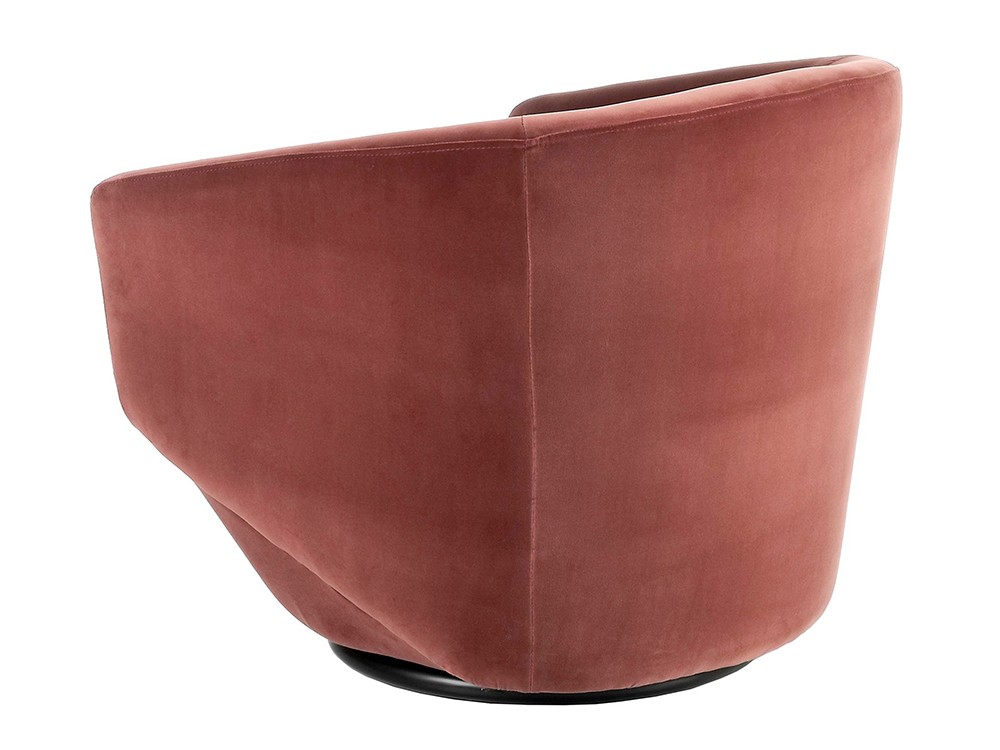 Sillón giratorio tapizado en terciopelo 5041 Ángel Cerdá - 4