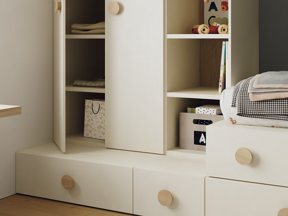 Cama con protector de listones Flow 02 de Jotajotape - 3