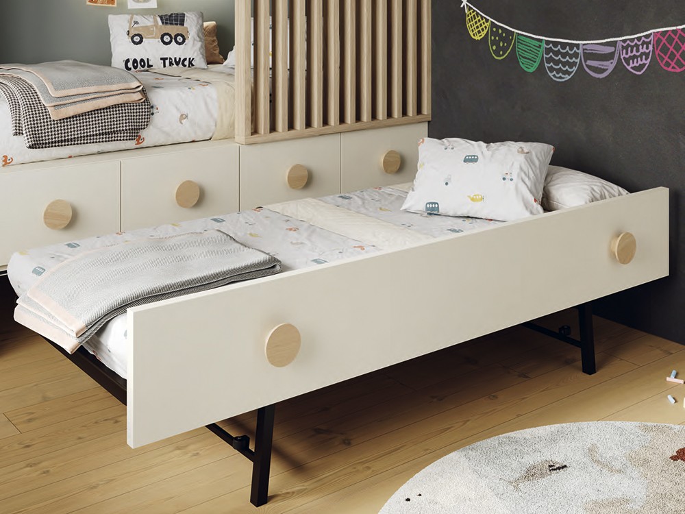 Cama con protector de listones Flow 02 de Jotajotape - 5