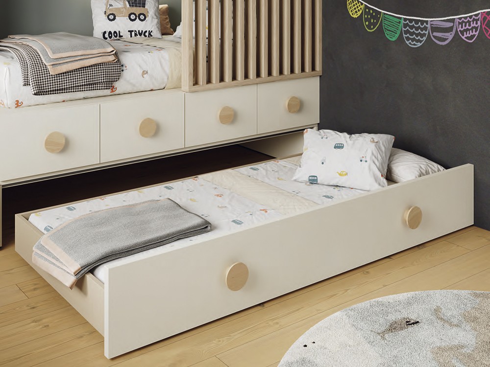 Cama con protector de listones Flow 02 de Jotajotape - 6