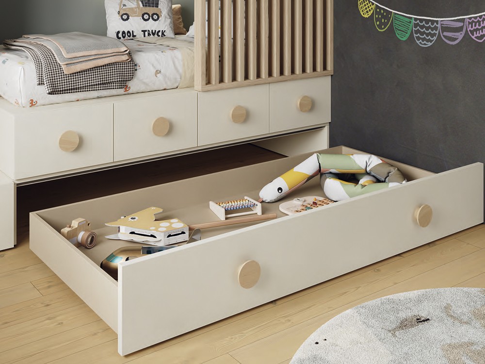 Cama con protector de listones Flow 02 de Jotajotape - 7