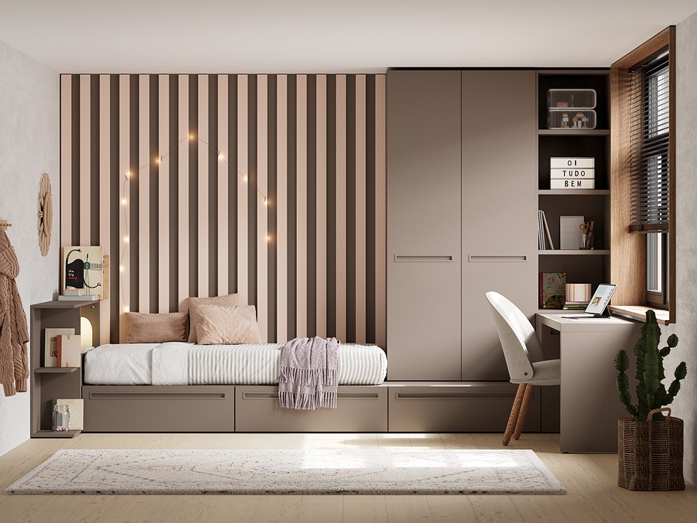 Cama con cabecero arcón Flow 12 de Jotajotape - 5