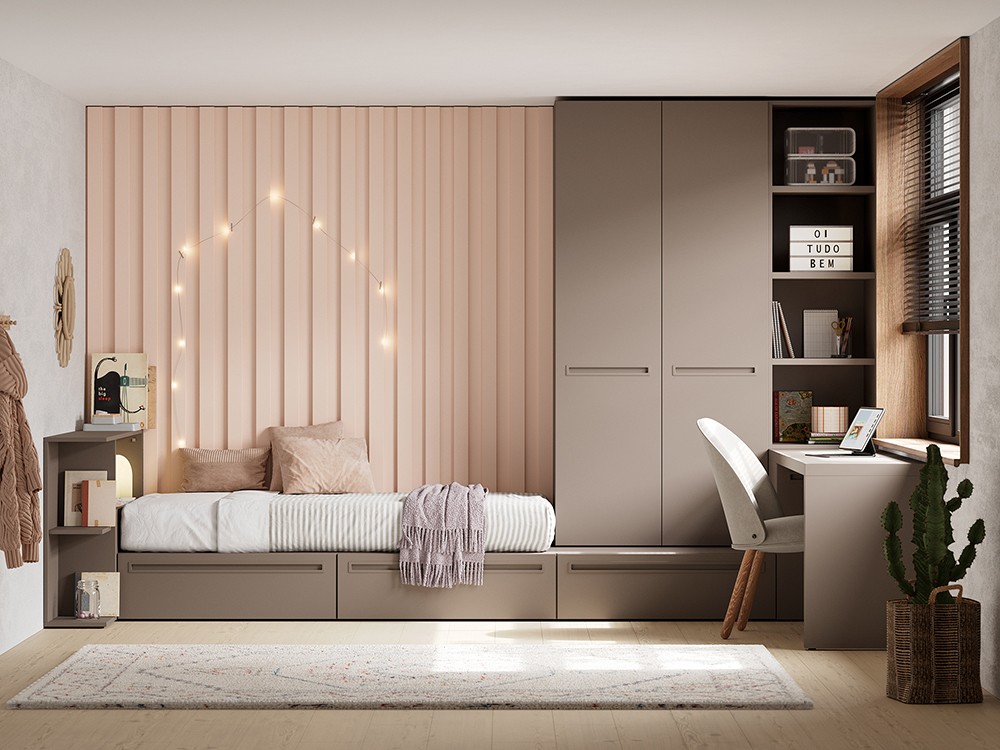 Cama con cabecero arcón Flow 12 de Jotajotape - 7