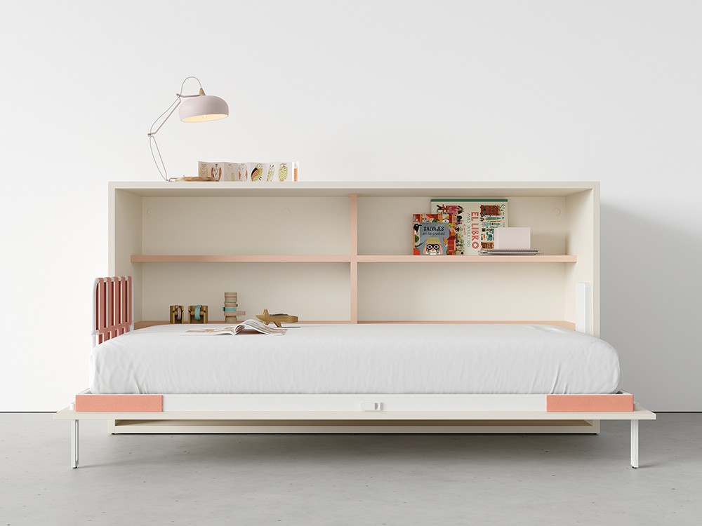 Cama abatible horizontal de 90cm fondo 60 Flow de jotajotape - 1