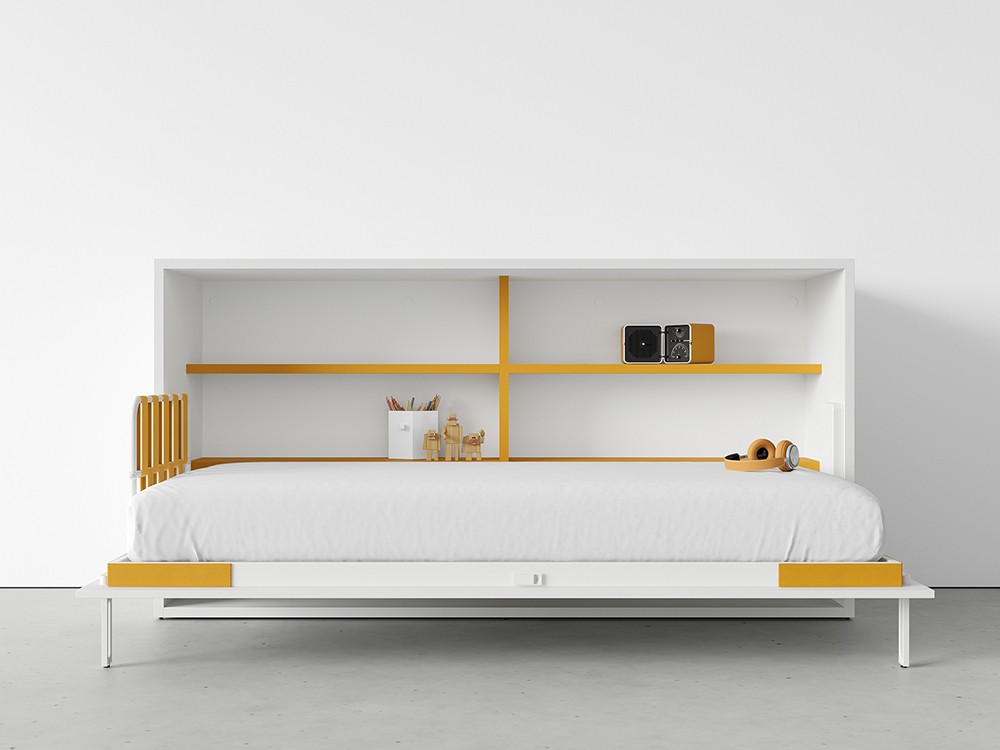 Cama abatible horizontal de 90cm fondo 60 Flow de jotajotape - 3