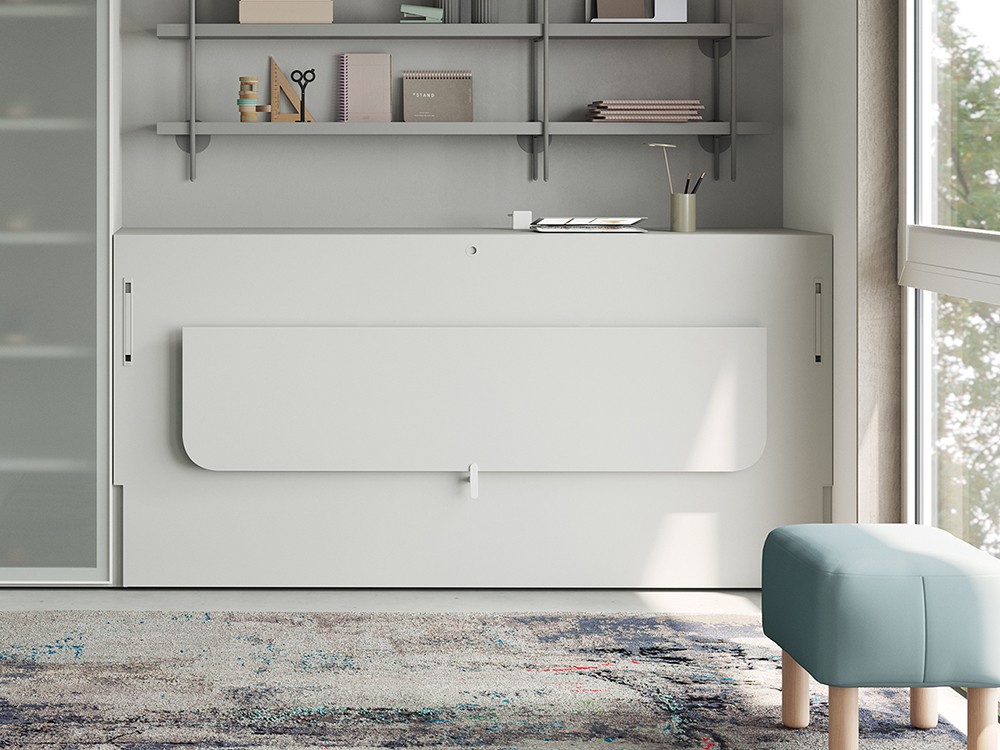 Dormitorio con cama abatible horizontal de 90cm Flow de jotajotape - 6