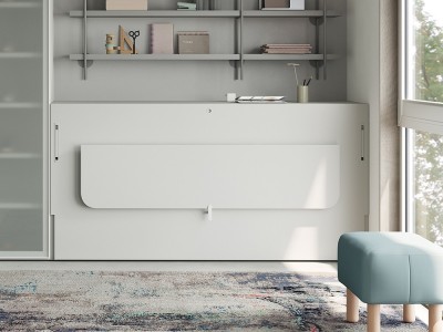 Dormitorio con cama abatible horizontal de 90cm Flow de jotajotape - 6