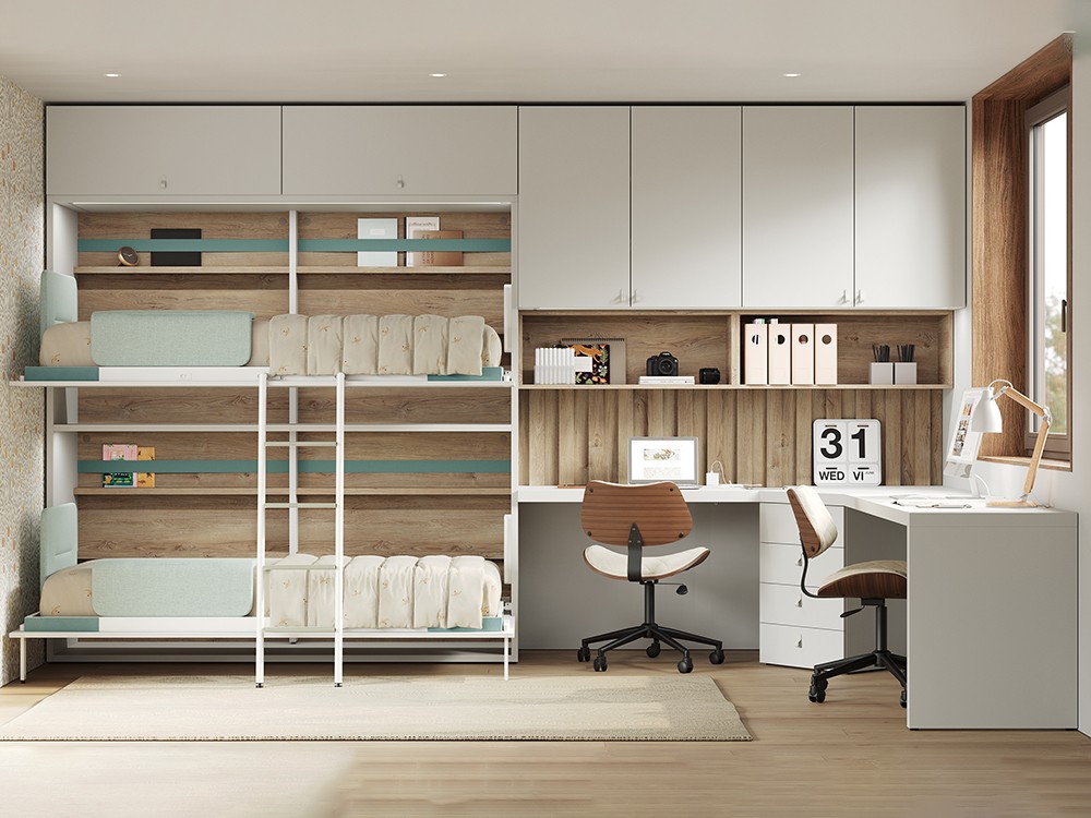 Dormitorio con litera abatible Flow de jotajotape - 2