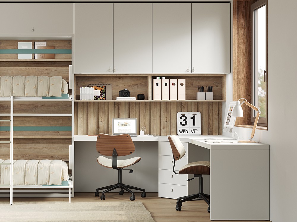 Dormitorio con litera abatible Flow de jotajotape - 5