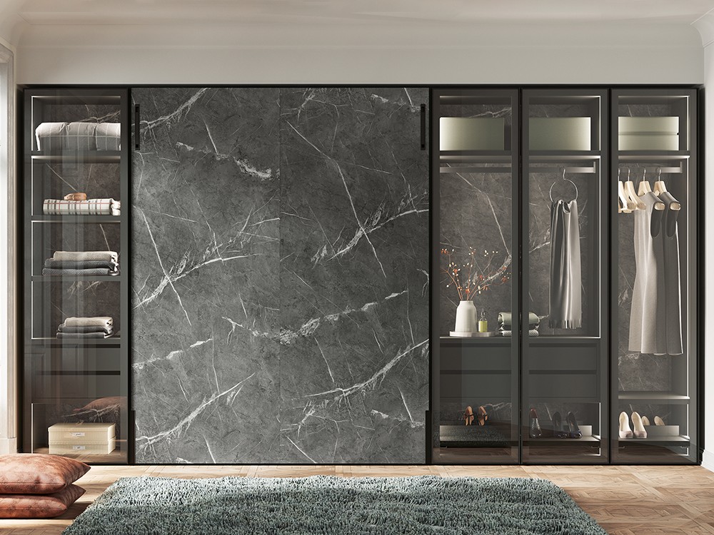 Dormitorio con cama abatible vertical 150cm Flow 27 de Jotajotape - 1