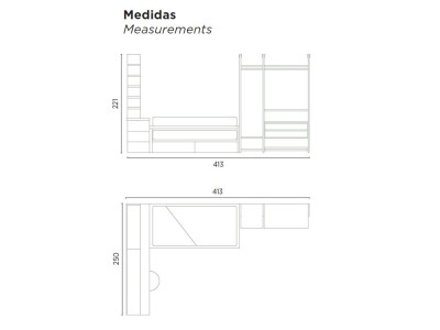 Cama compacta Flow 29 de Jotajotape - 5