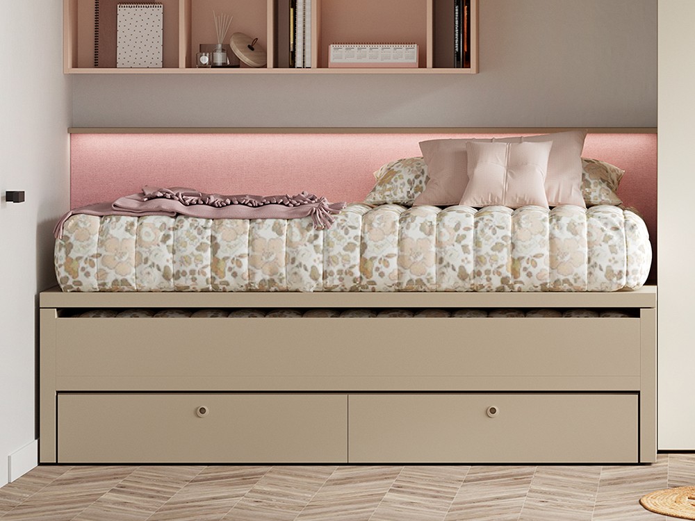 Dormitorio con cama compacta Flow 32 de Jotajotape - 2