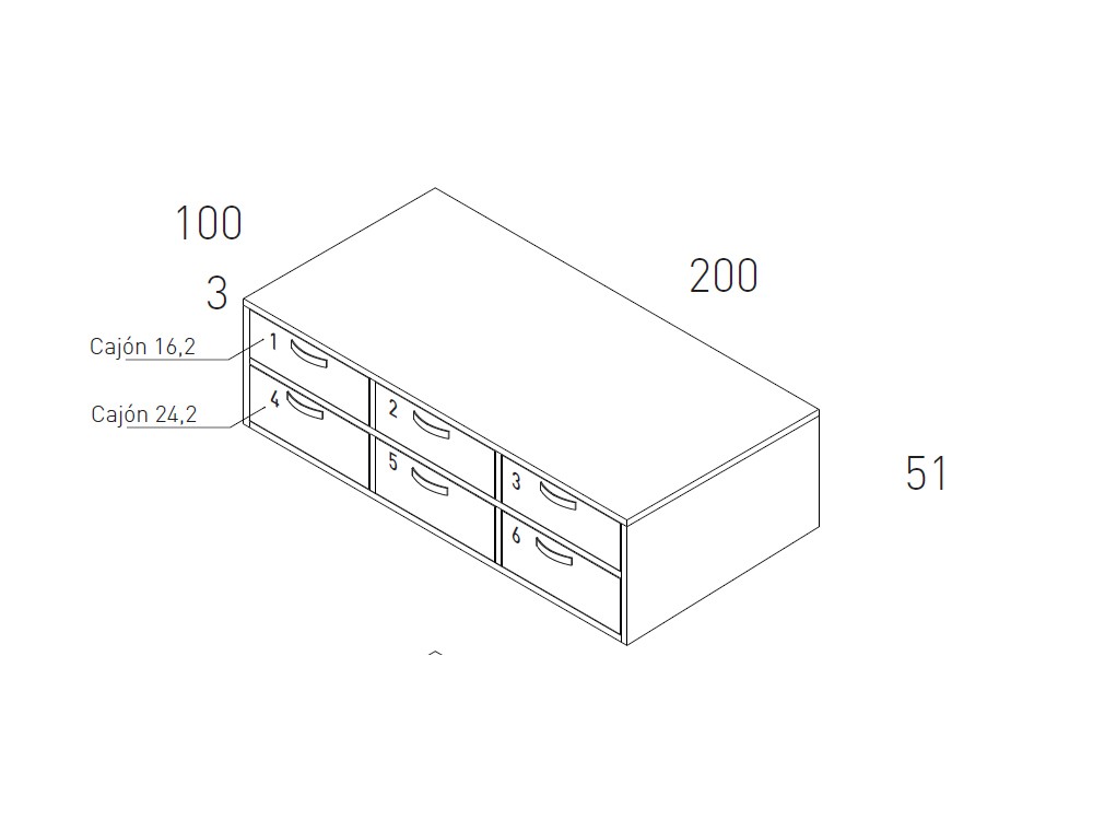 Dormitorio con cama compacta Flow 33 de Jotajotape - 5