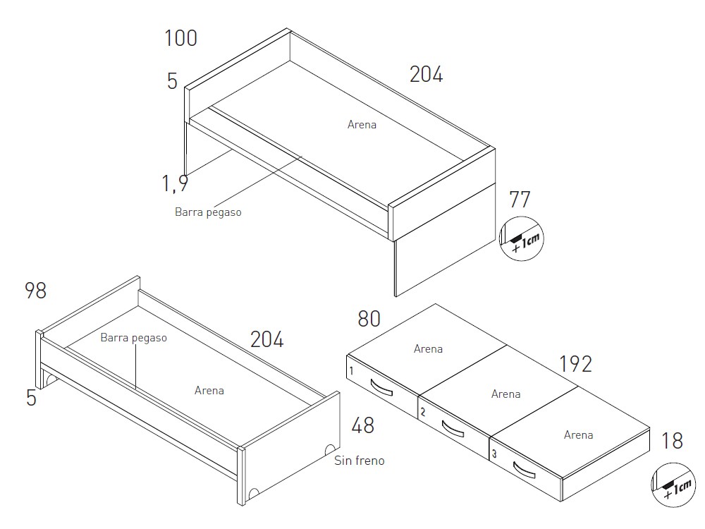 Cama compacta Flow 36 de jotajotape - 9