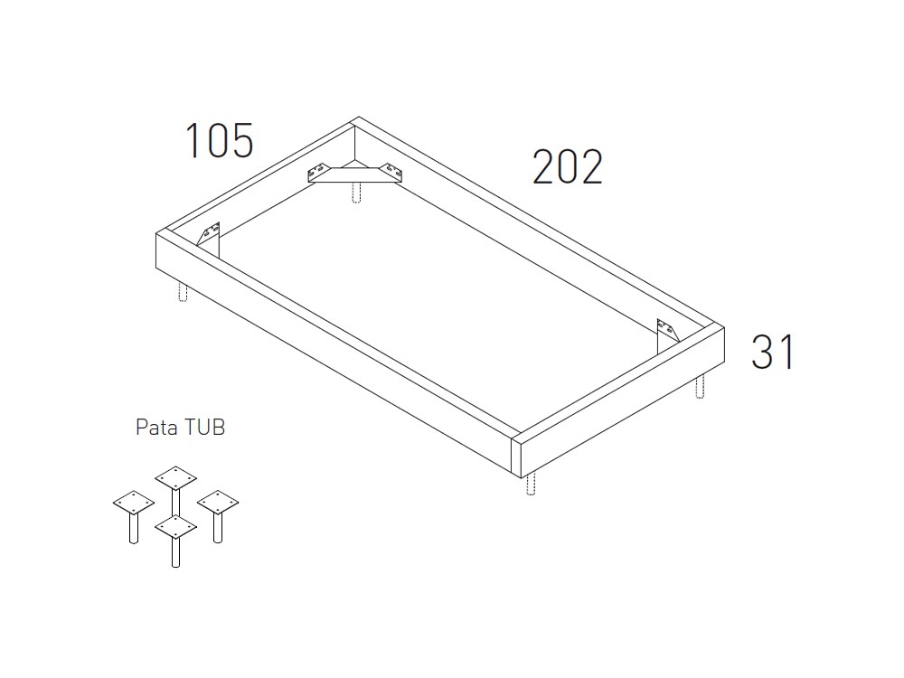 Dormitorio con dos camas Flow 38 de Jotajotape - 5
