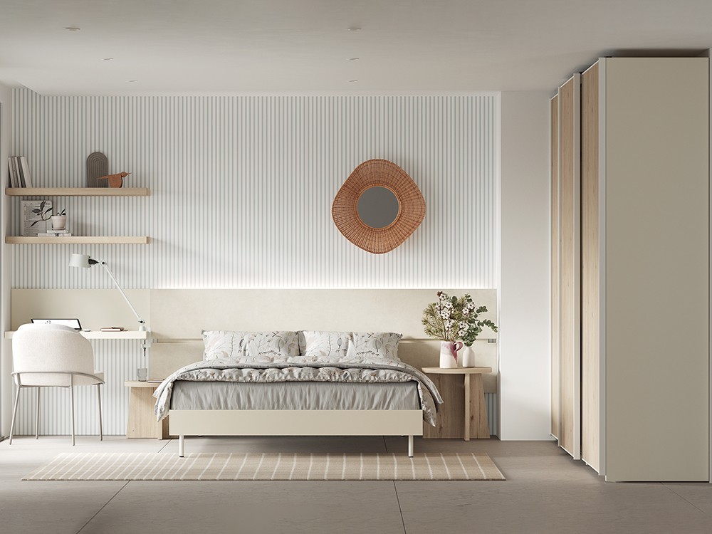 Dormitorio con cama Goa Flow 40 de Jotajotape - 1