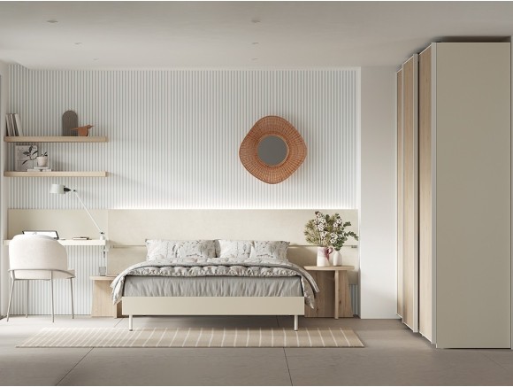 Dormitorio con cama Goa Flow 40 de Jotajotape - 1