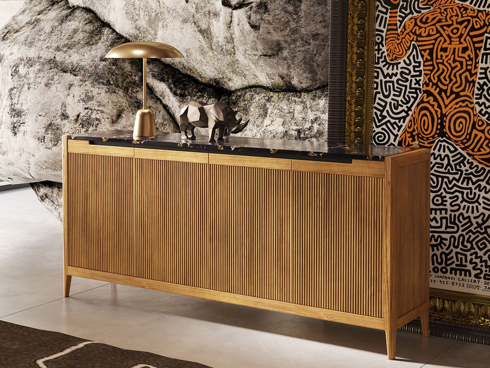 Aparador Tallín fabricado en madera maciza de Grupo Seys - 1