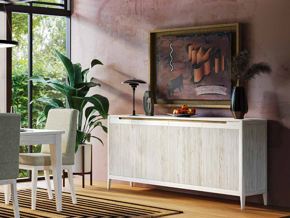 Aparador Tallín fabricado en madera maciza de Grupo Seys - 2