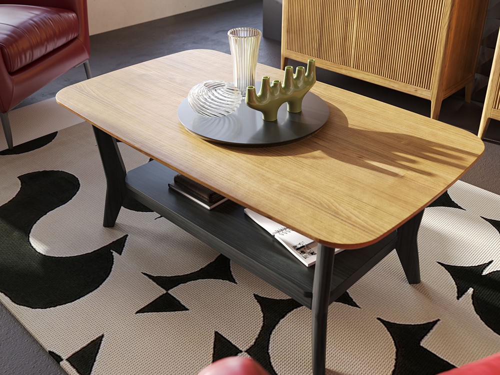 Mesa de centro de madera Tallín Grupo Seys - 1