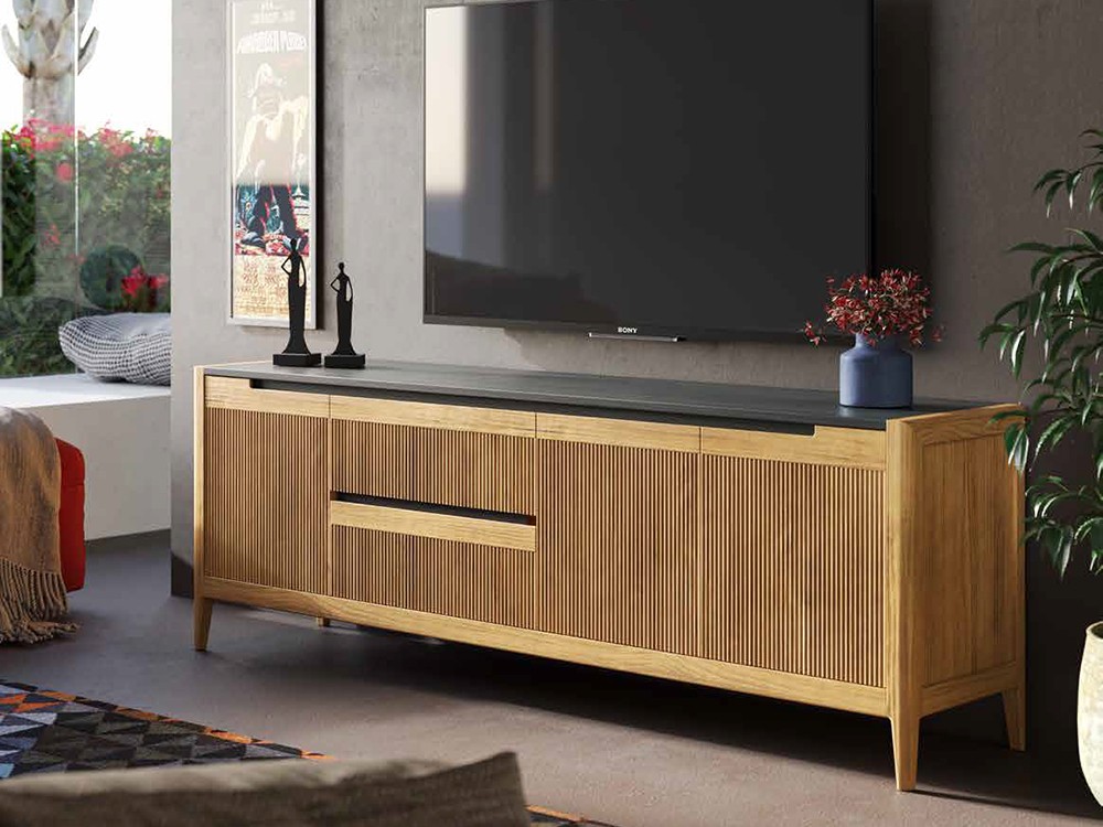 Mueble de televisión de madera Tallin Grupo Seys - 1