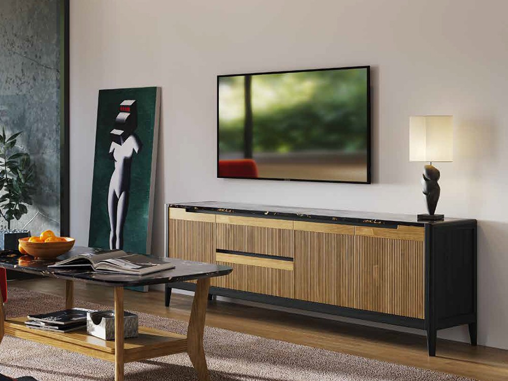 Mueble de televisión de madera Tallin Grupo Seys - 6