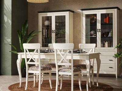 Vitrina de diseño clásico con cajones Génova de Grupo Seys - 1