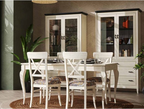 Vitrina de diseño clásico con cajones Génova de Grupo Seys - 1