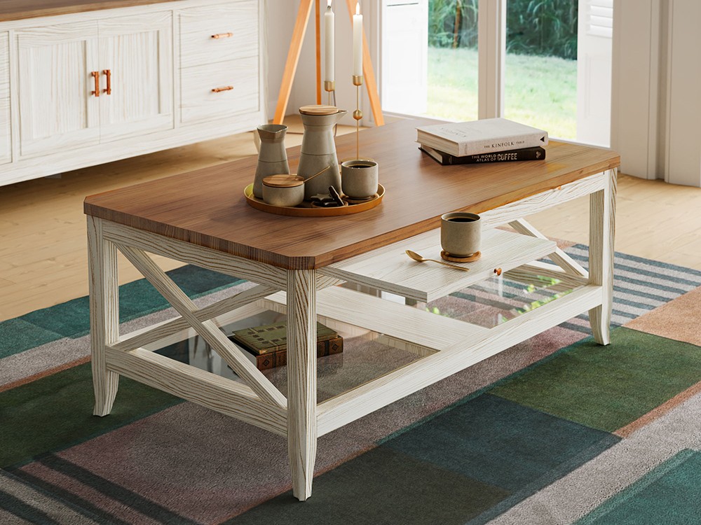 Mesa de centro de diseño clásico Génova de Grupo Seys - 1