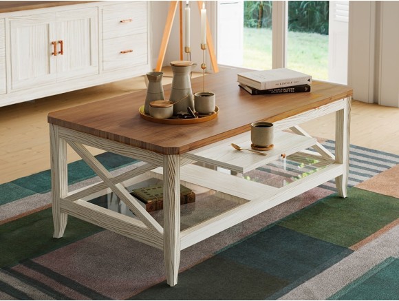 Mesa de centro de diseño clásico Génova de Grupo Seys - 1