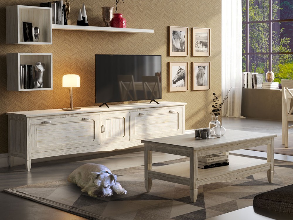 Mesa de centro elevable Amberes de líneas clásicas de Grupo Seys - 5