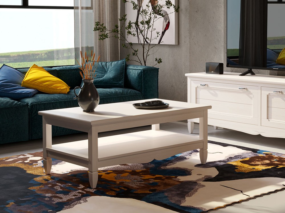 Mesa de centro elevable Amberes de líneas clásicas de Grupo Seys - 1