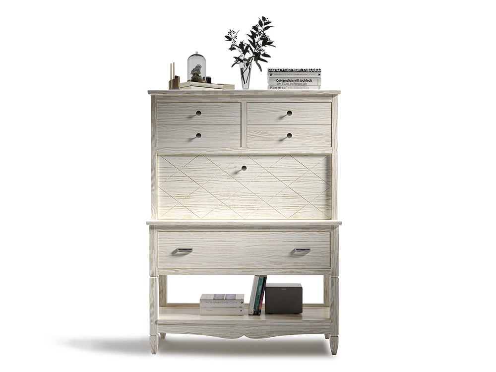 Bureau con cajones Amberes de diseño clásico de Grupo Seys - 5