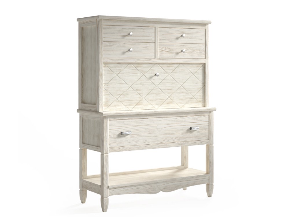 Bureau con cajones Amberes de diseño clásico de Grupo Seys - 4