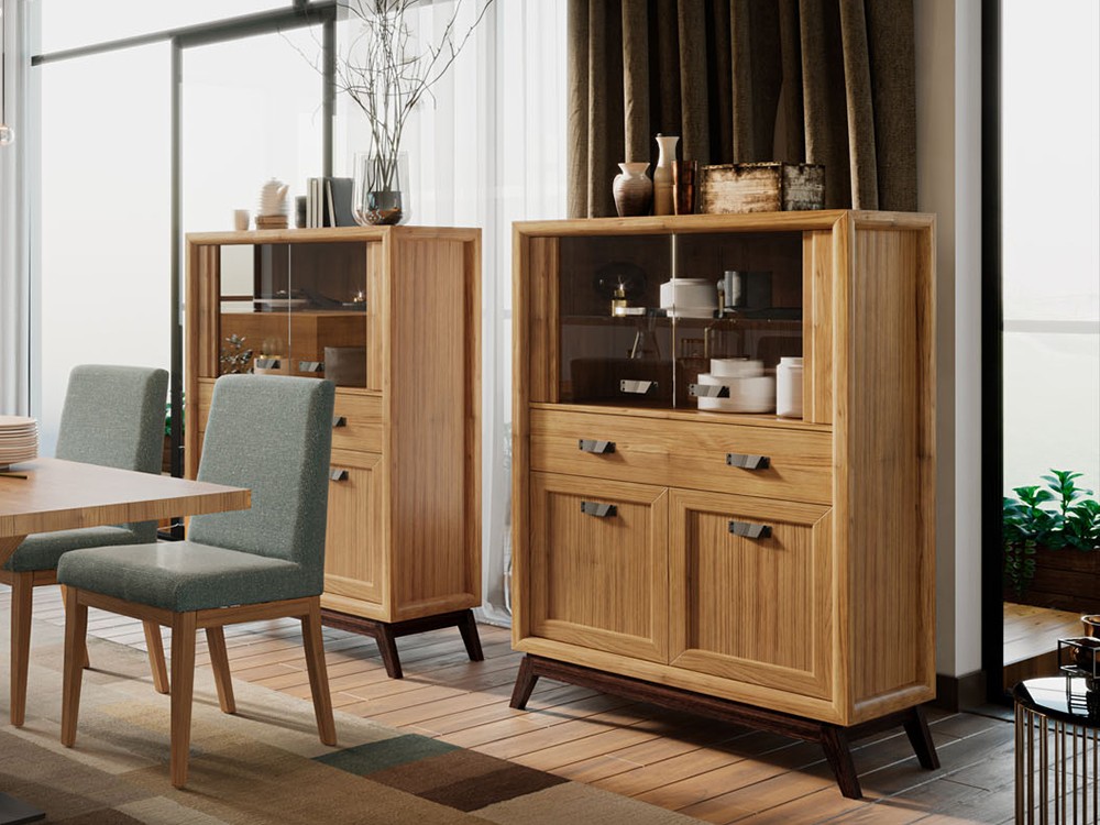 Vitrina Rodas con un cajón de estilo clásico Grupo Seys - 3