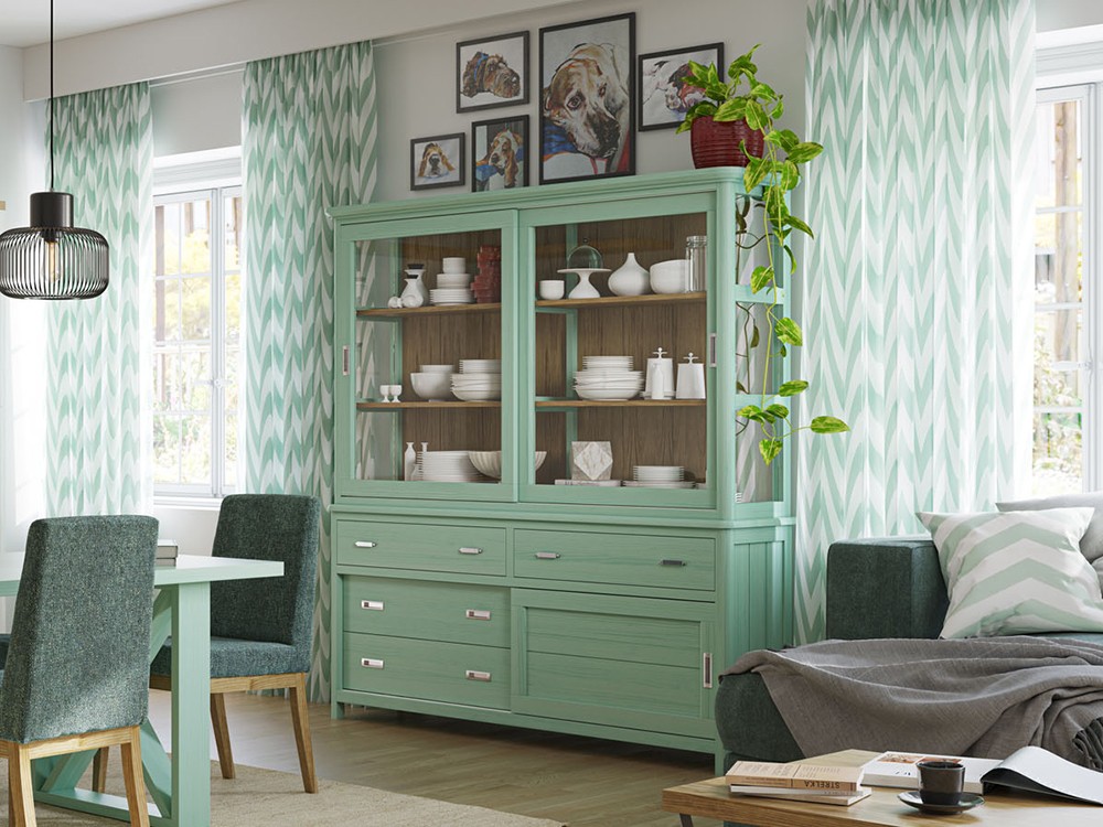 Vitrina Cerdeña de diseño clásico de Grupo Seys - 1