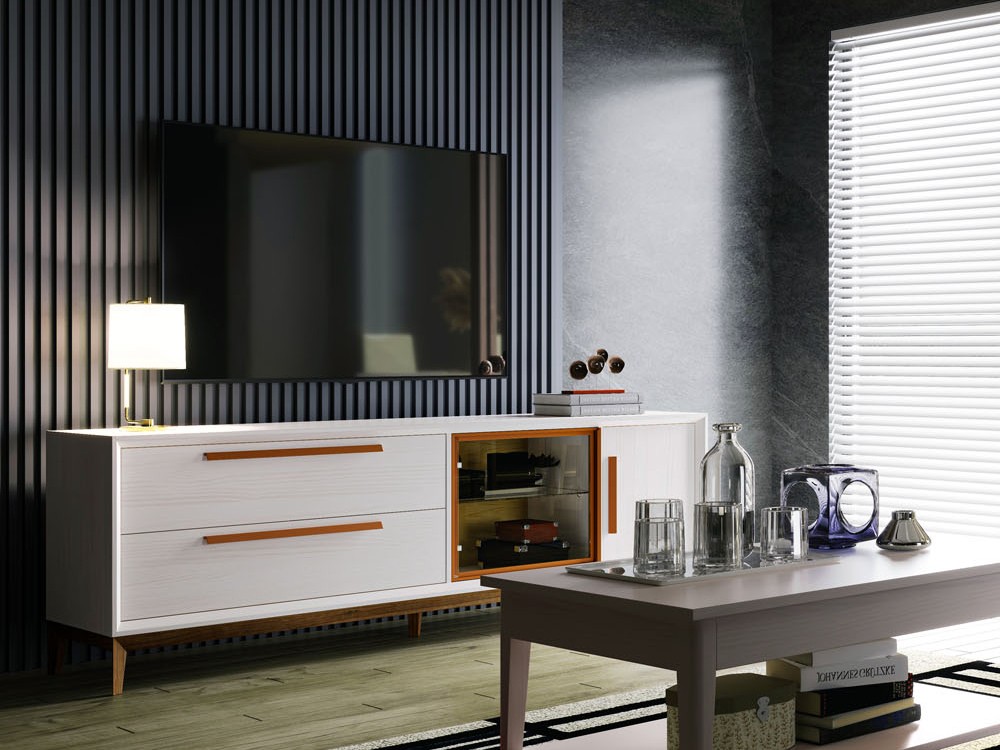 Mueble TV Estoril de madera maciza de Grupo Seys - 1