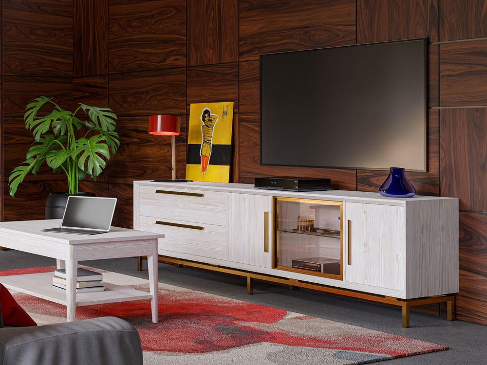 Mueble TV Estoril de madera maciza de Grupo Seys - 8