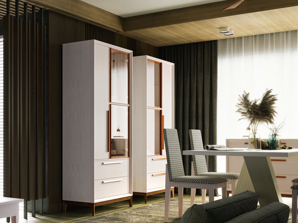 Vitrina Estoril de madera maciza Grupo Seys - 8