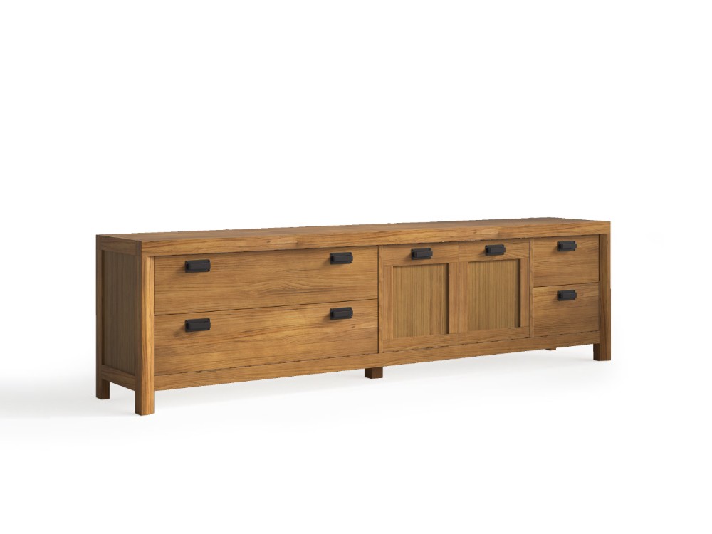 Mueble TV Lyon de madera maciza Grupo Seys - 5