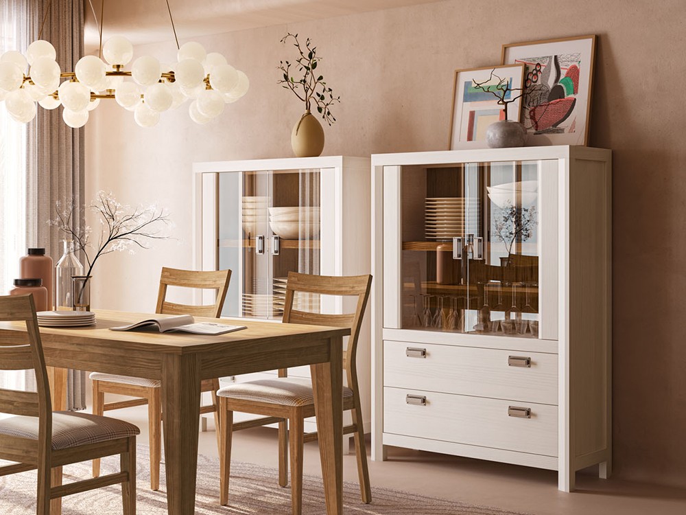 Vitrina Lyon de madera maciza de Grupo Seys - 1