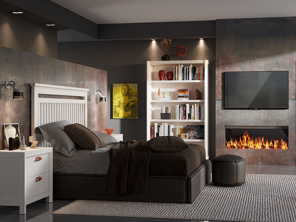 Cabecero de madera maciza Esla de diseño neoclásico Grupo Seys - 3