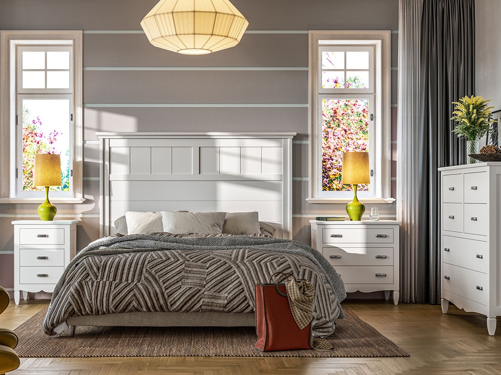 Cabecero de madera maciza y diseño clásico Gregal de Grupo Seys - 1