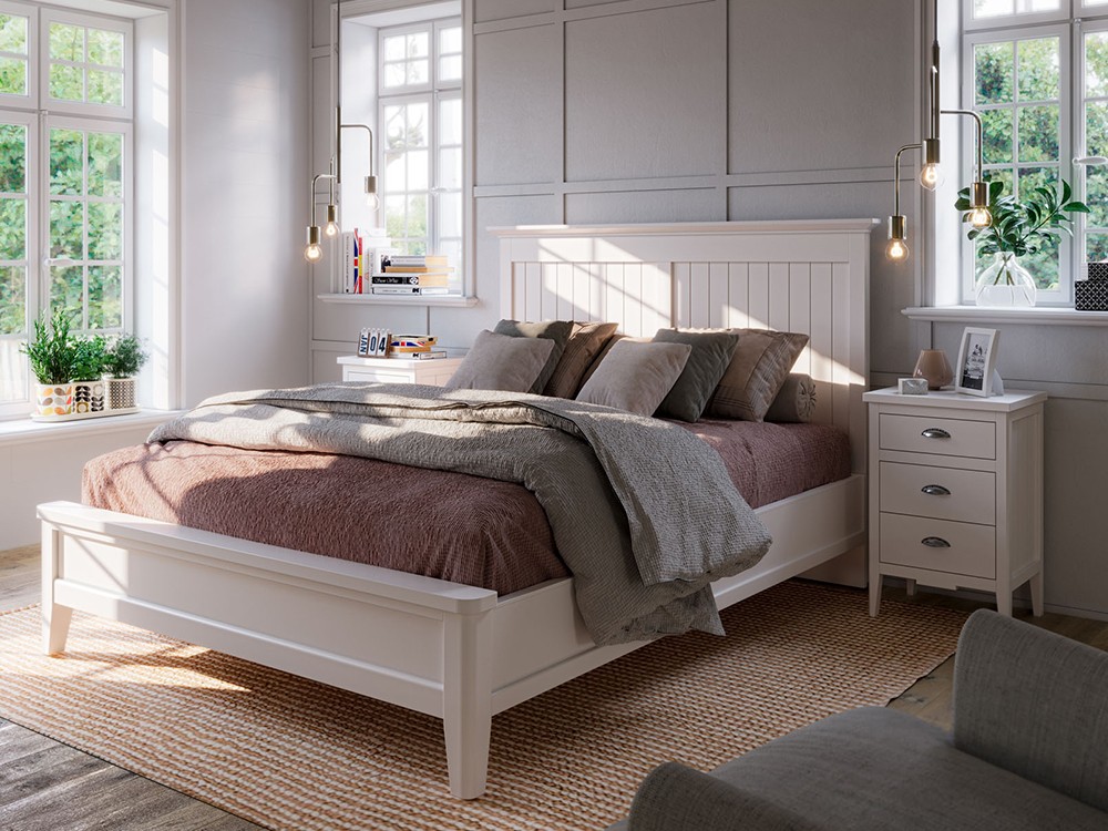 Cabecero Níger de diseño clásico en madera maciza de Grupo Seys - 1