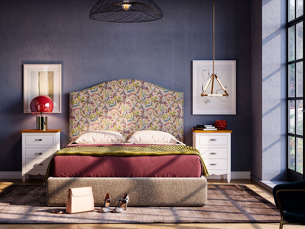 Cabecero tapizado Bristol de estilo clásico Grupo Seys - 3