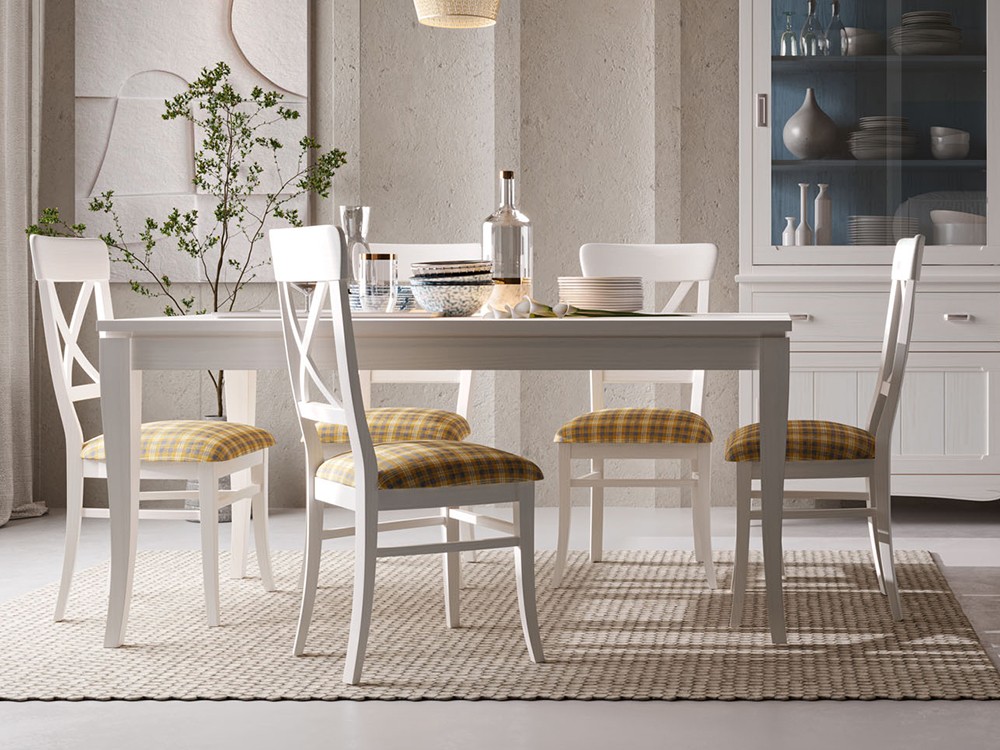 Silla de madera Cruceta